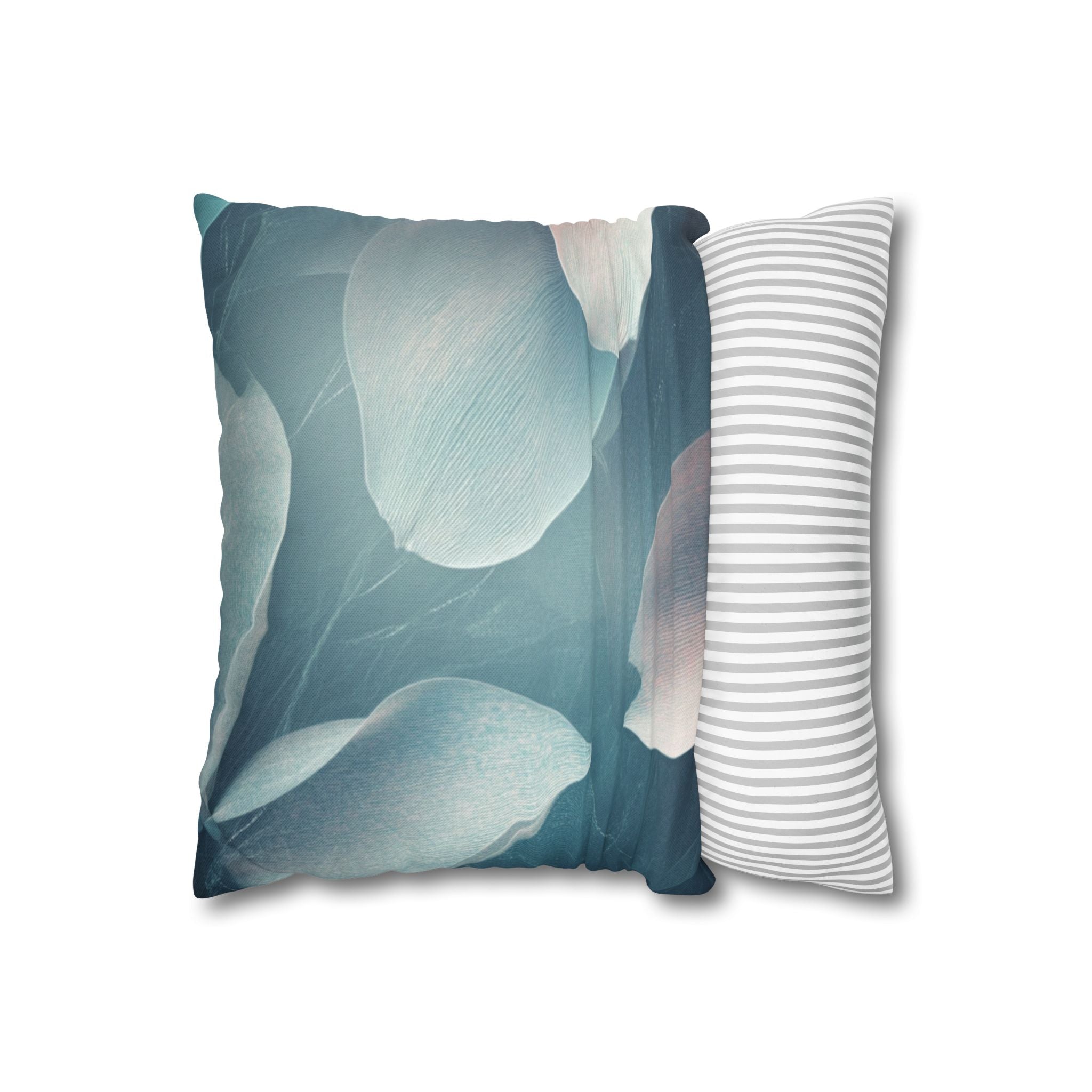 Ethereal Petals: Soft Bloom Pillow Cover