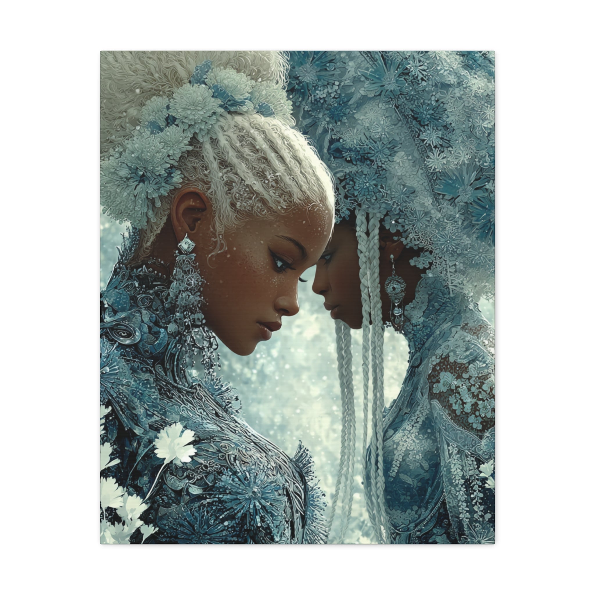 Ethereal Reflection Matte Canvas Print — Portrait Wall Art