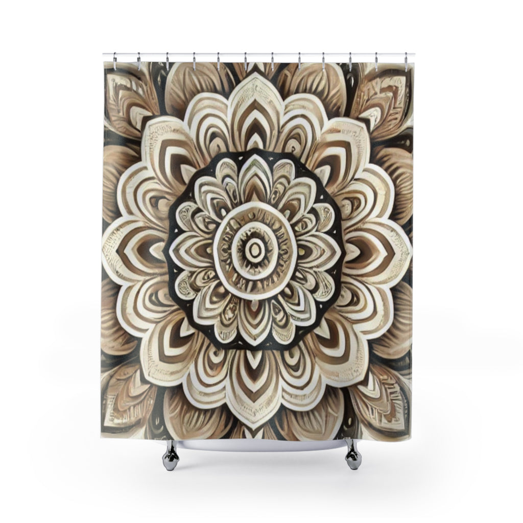 Boho Mandala Shower Curtain