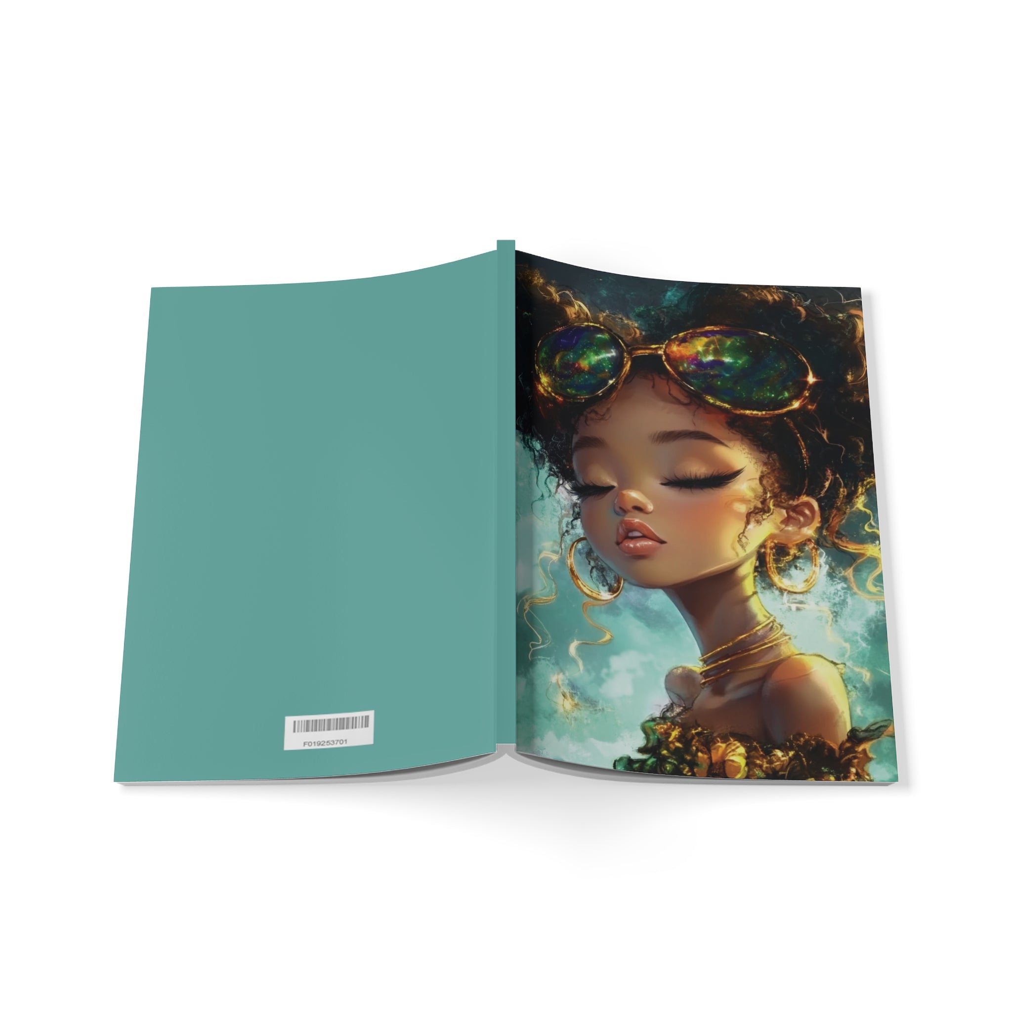 Golden Glow Softcover Notebook, A5