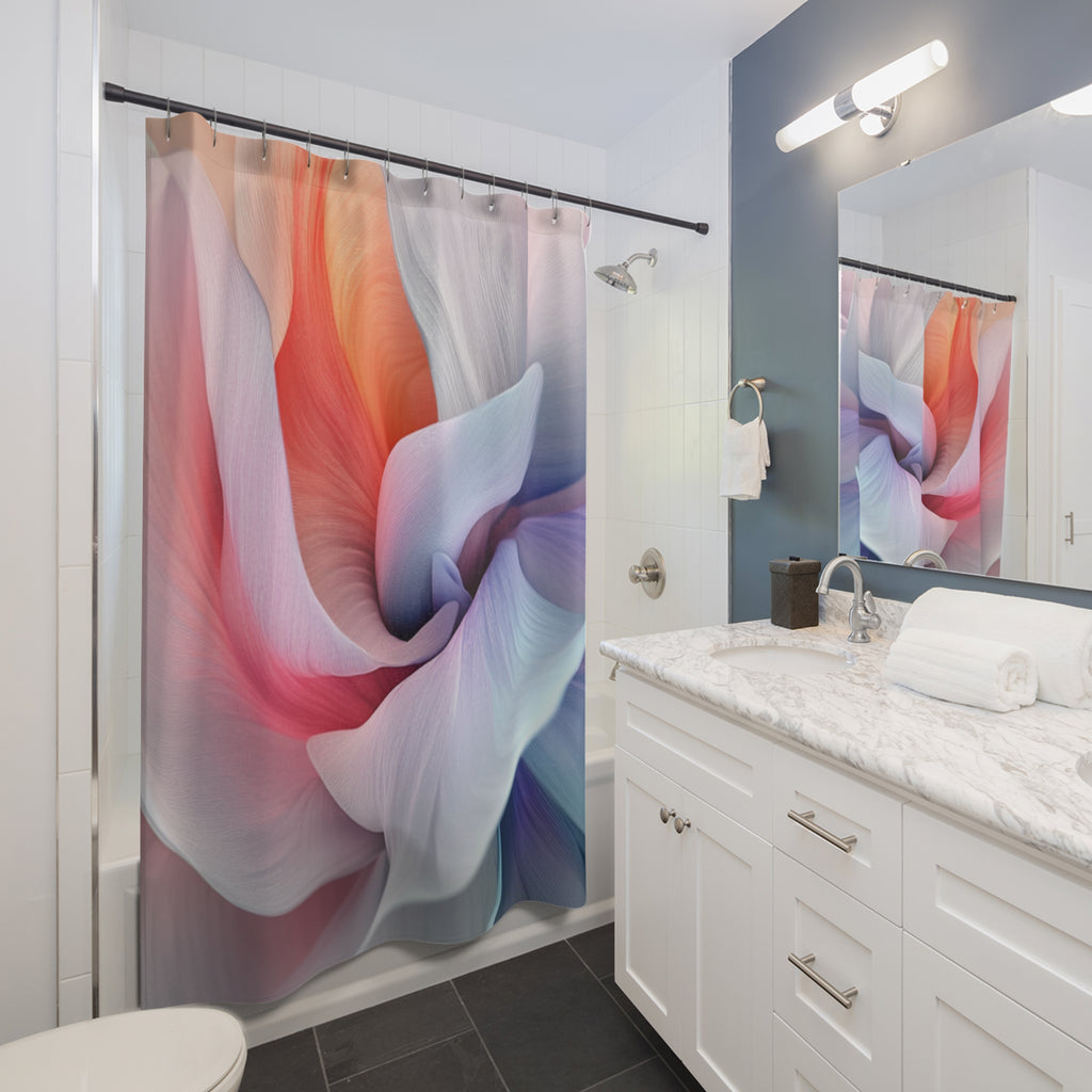 Soft Bloom Shower Curtain