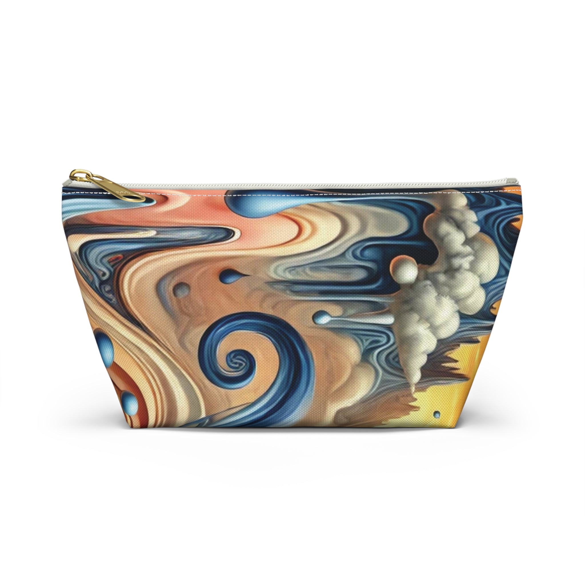 Time Swirl Abstract Accessory Pouch