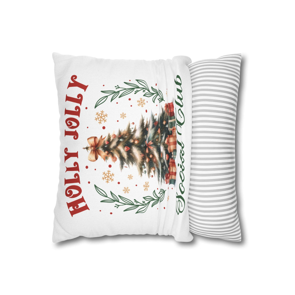 Holly Jolly Christmas: Social Club Pillow Cover