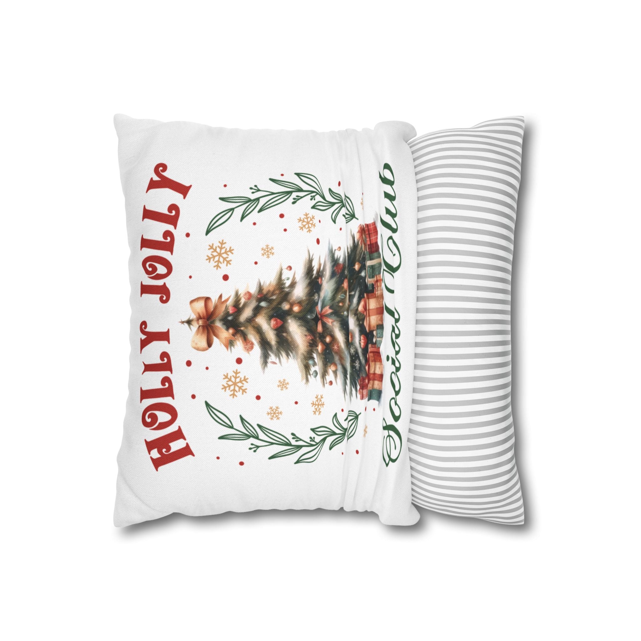 Holly Jolly Christmas: Social Club Pillow Cover