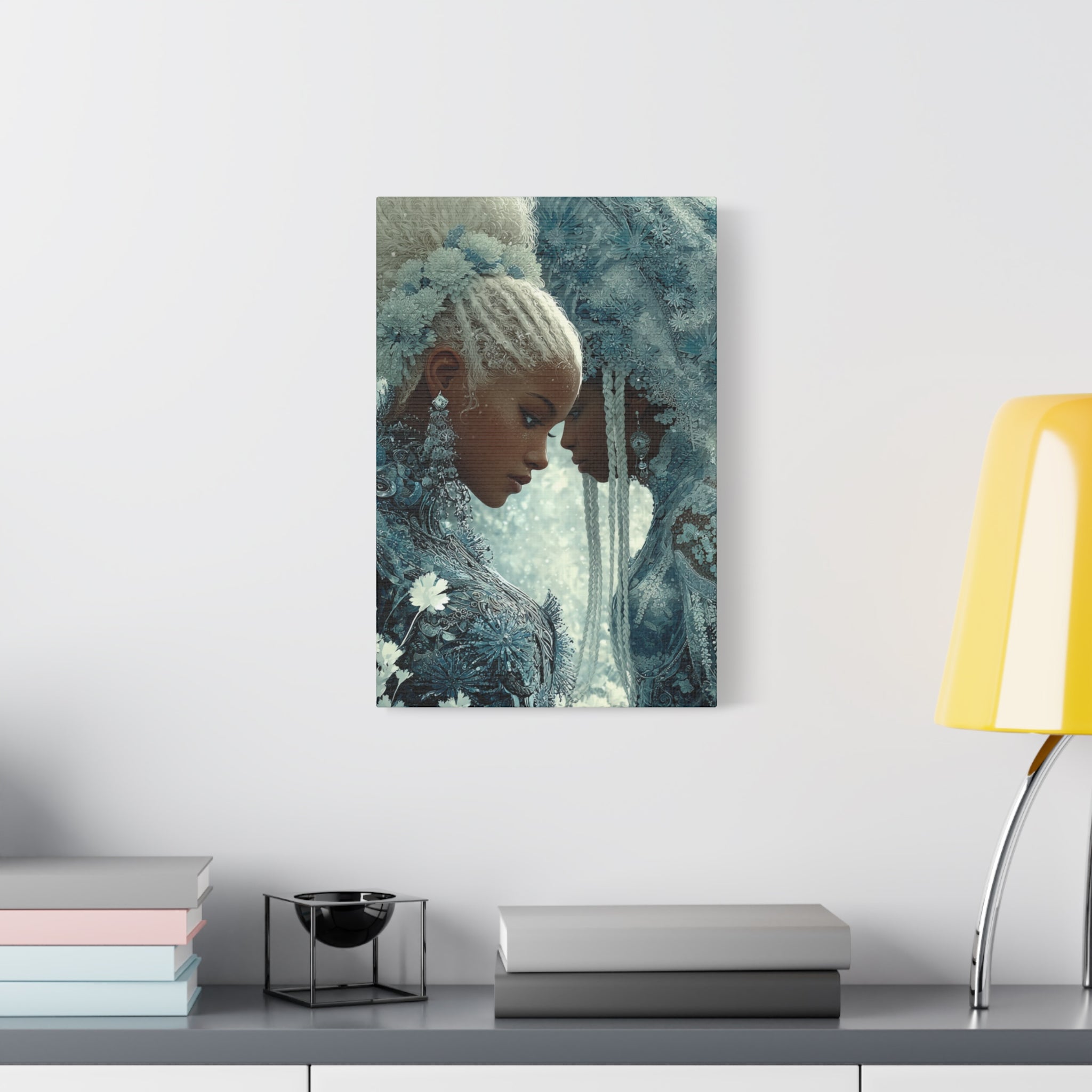 Ethereal Reflection Matte Canvas Print — Portrait Wall Art