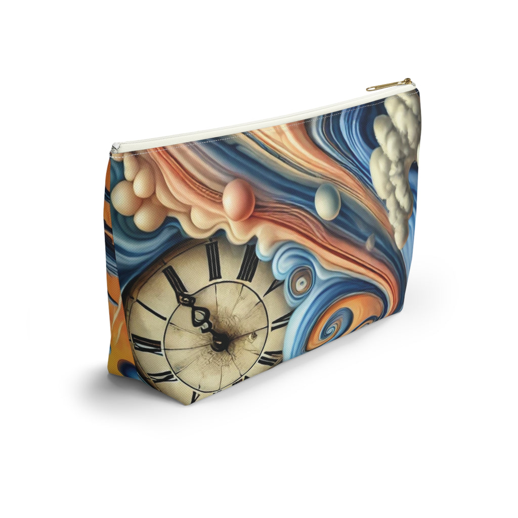 Time Swirl Abstract Accessory Pouch