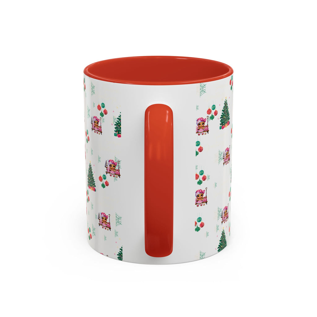Season's Greetings Gingerbread Girl Ceramic Mug (11, 15oz)