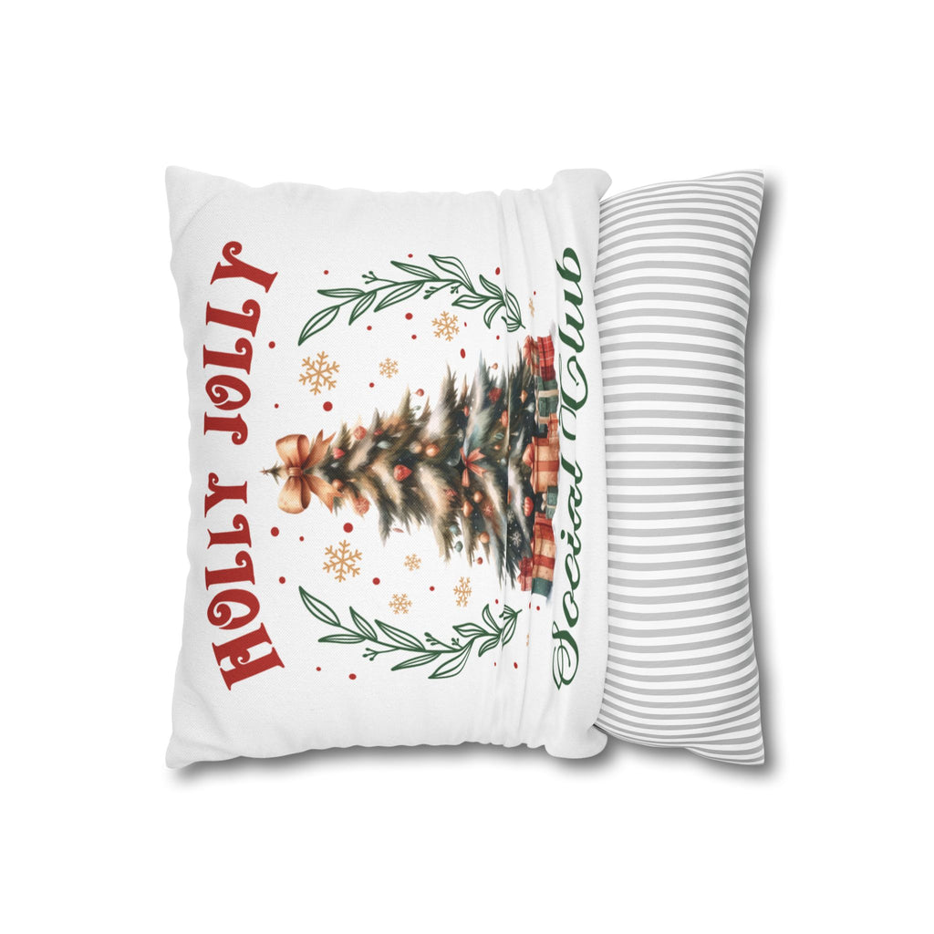 Holly Jolly Christmas: Social Club Pillow Cover