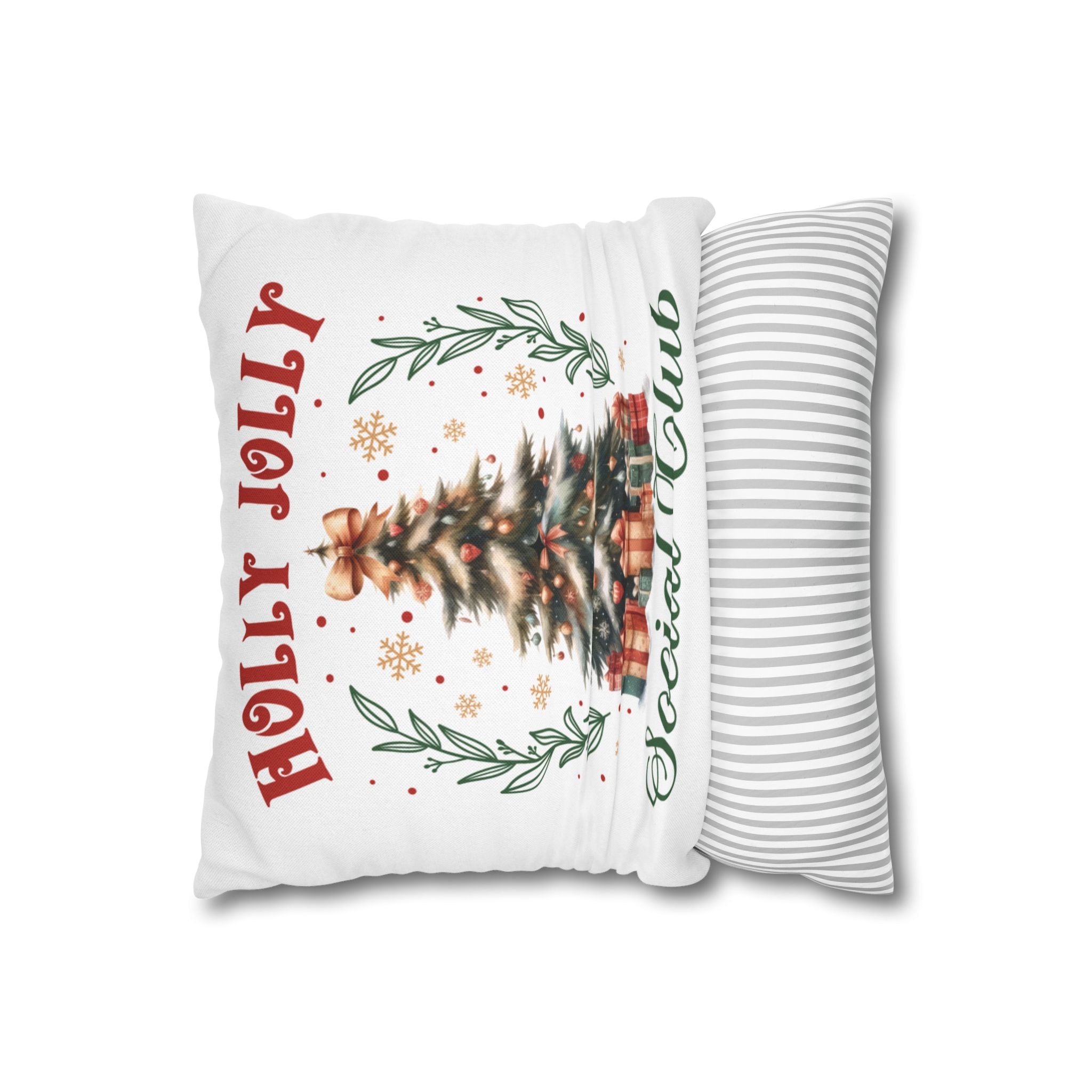 Holly Jolly Christmas: Social Club Pillow Cover