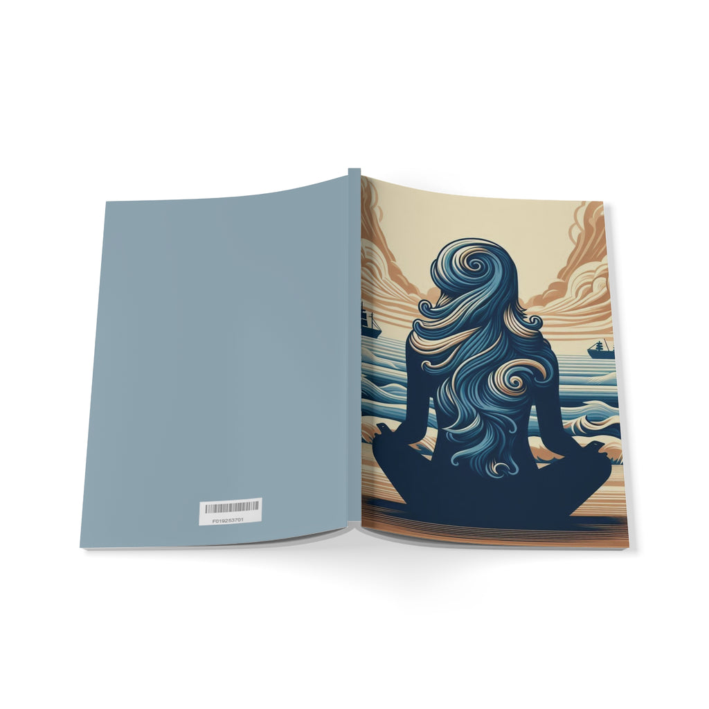 Serenity at Sea Softcover Notebook, A5