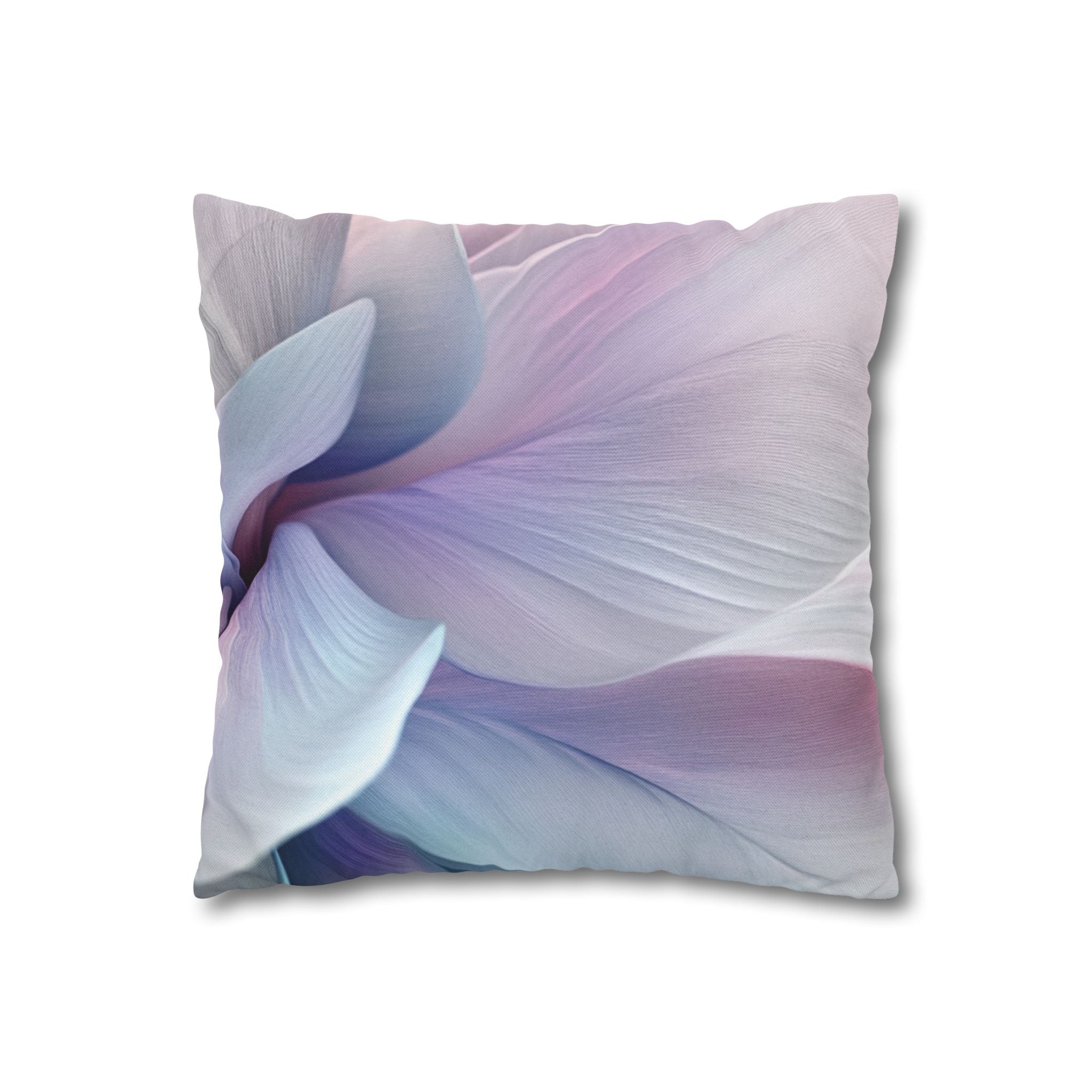 Radiant Bloom: Pastel Swirl Pillow Cover