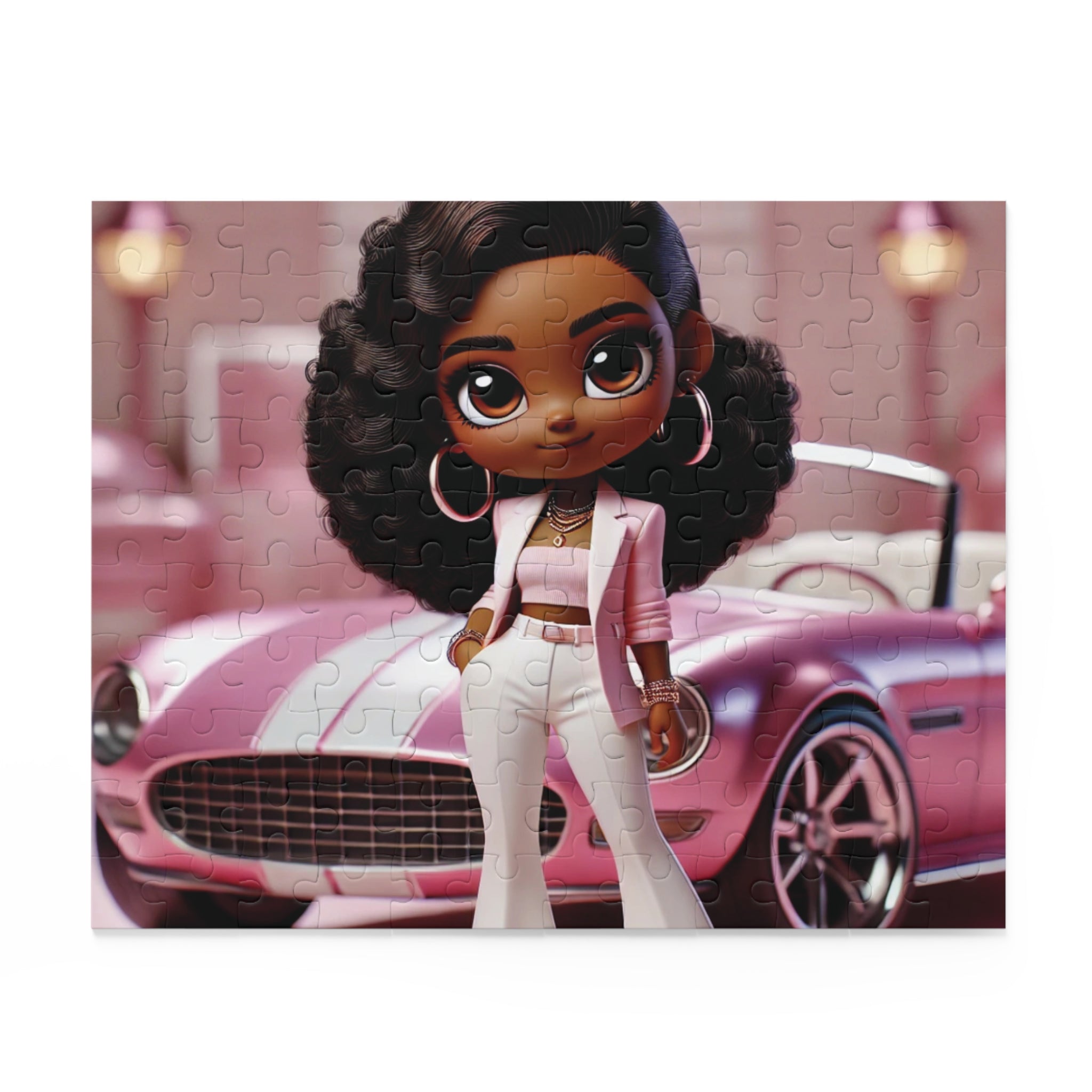 Chibi Boss: Pink Cruiser Custom Puzzle (120, 252, 500-Piece)