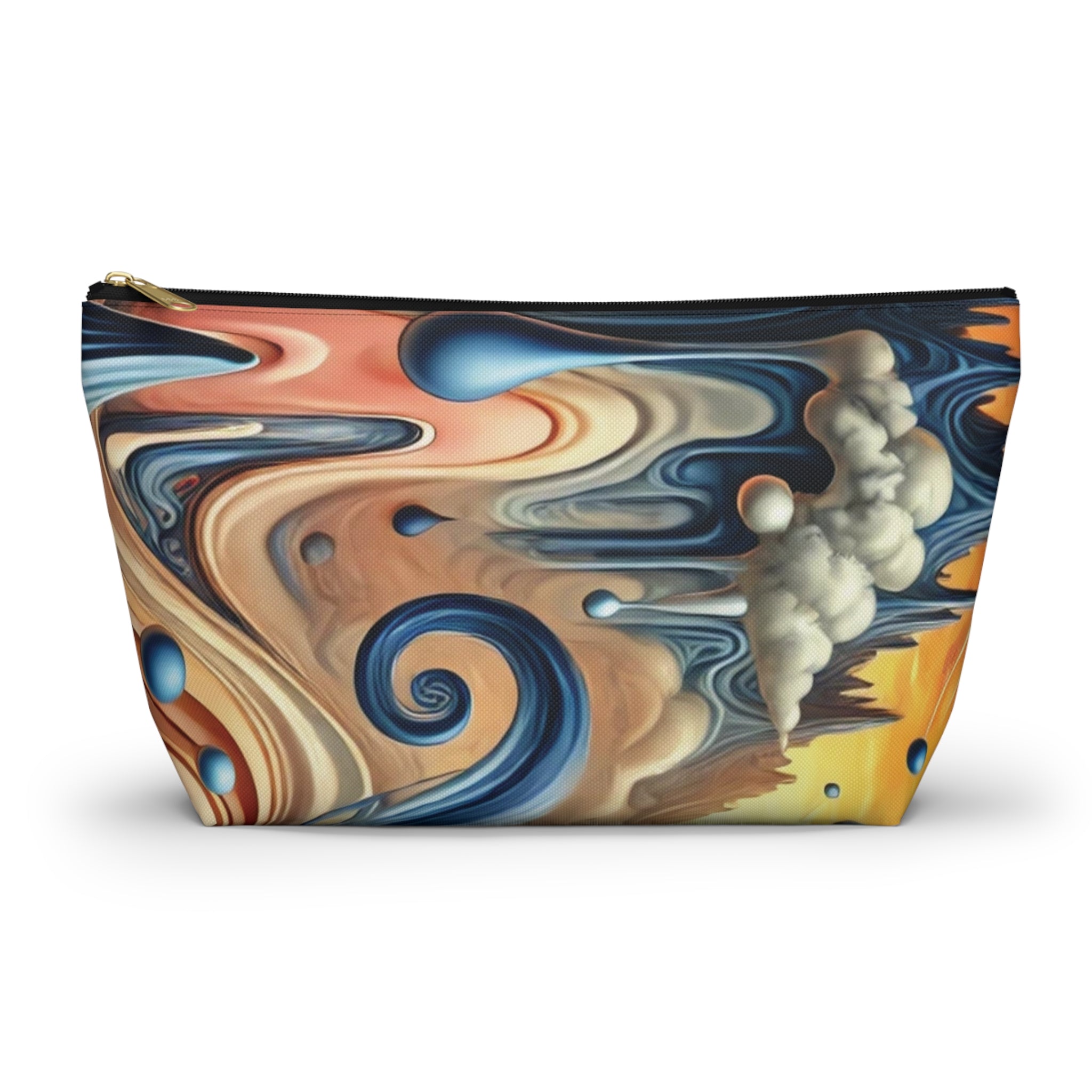 Time Swirl Abstract Accessory Pouch