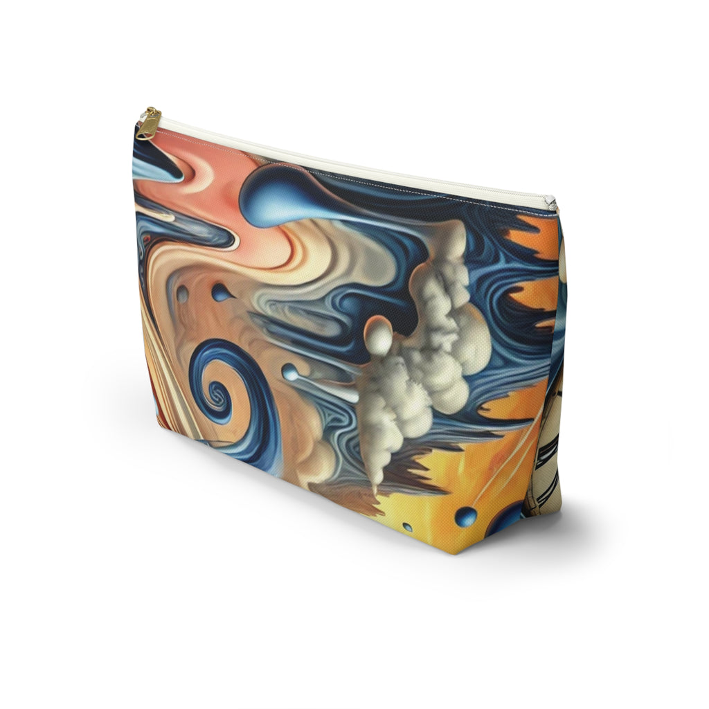 Time Swirl Abstract Accessory Pouch