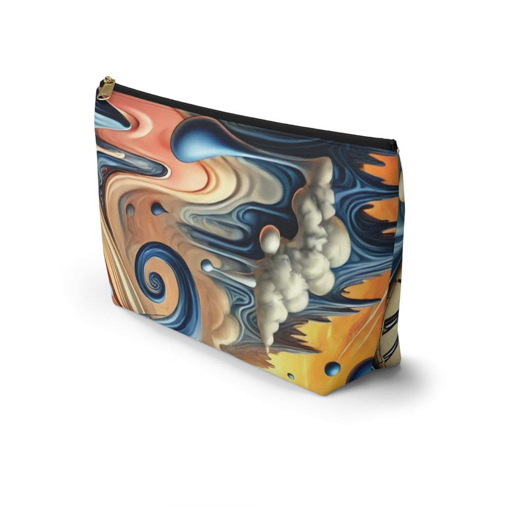 Time Swirl Abstract Accessory Pouch