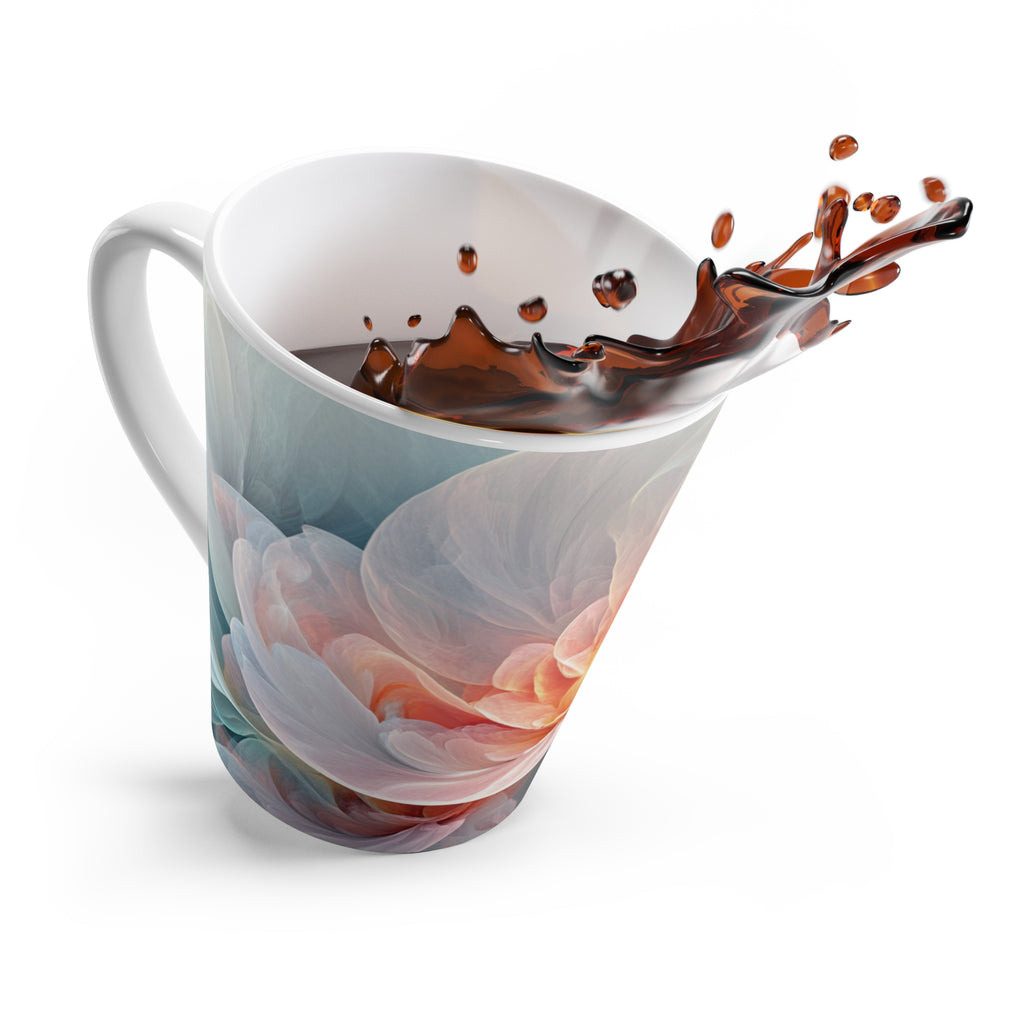Celestial Petal Bliss Latte Mug