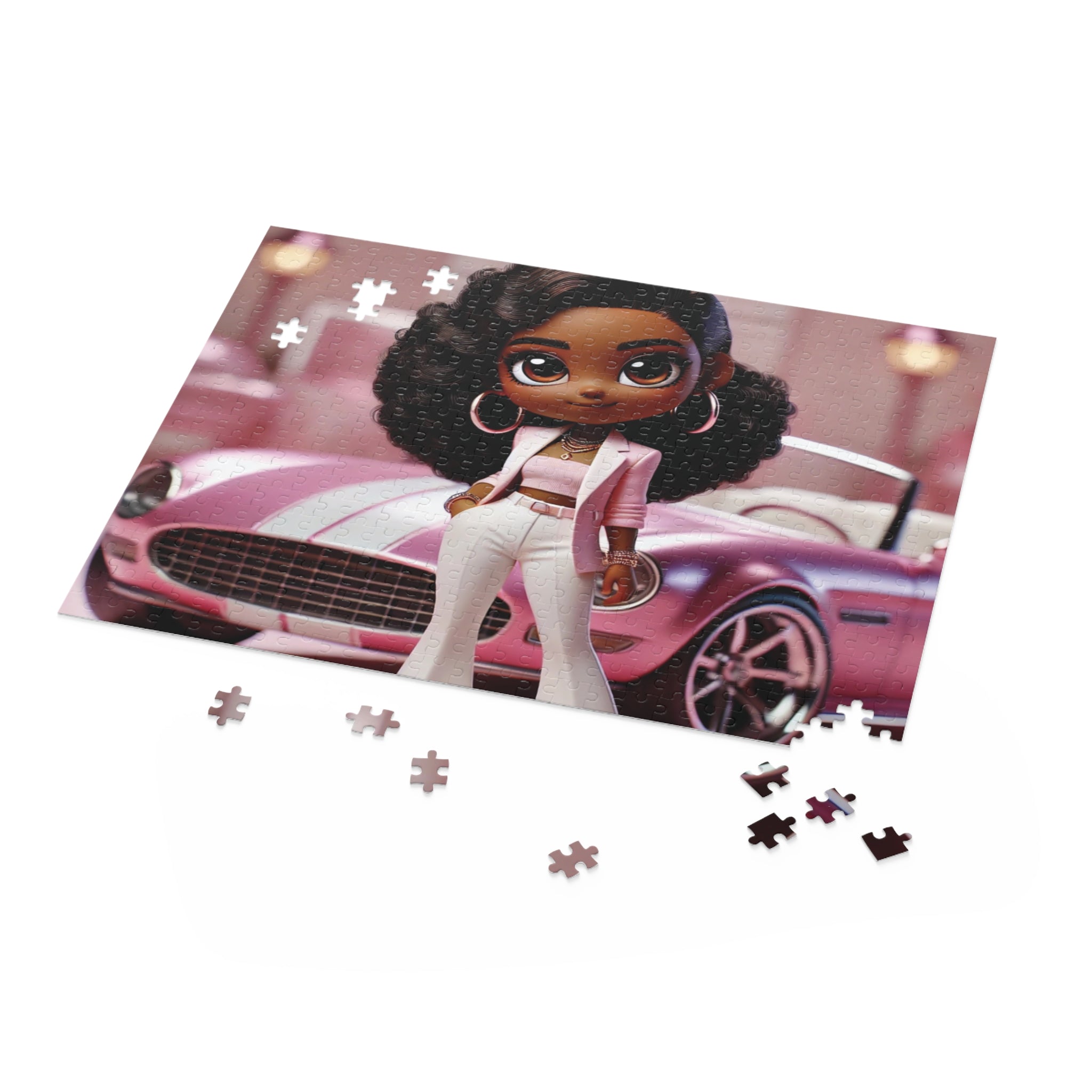 Chibi Boss: Pink Cruiser Custom Puzzle (120, 252, 500-Piece)