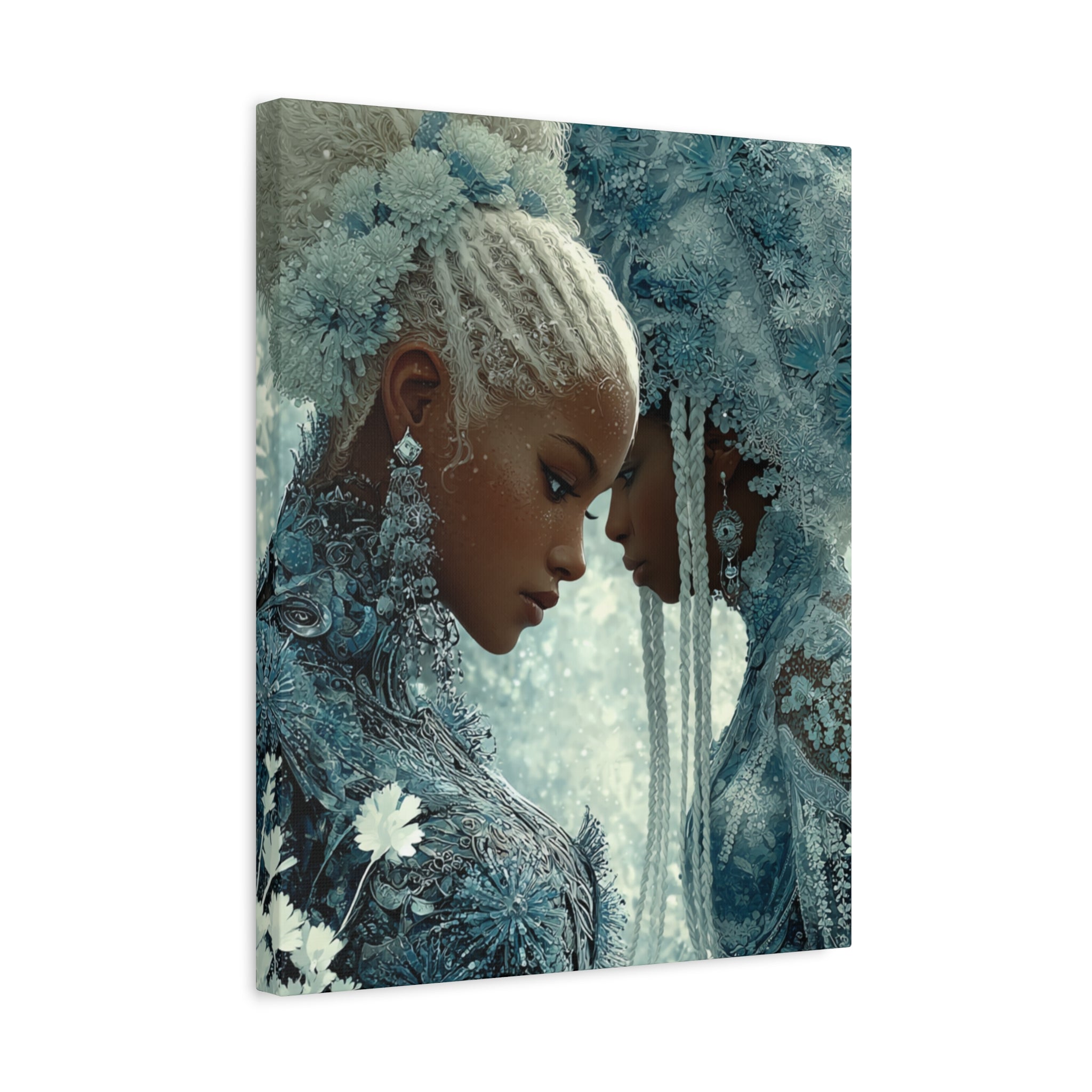 Ethereal Reflection Matte Canvas Print — Portrait Wall Art