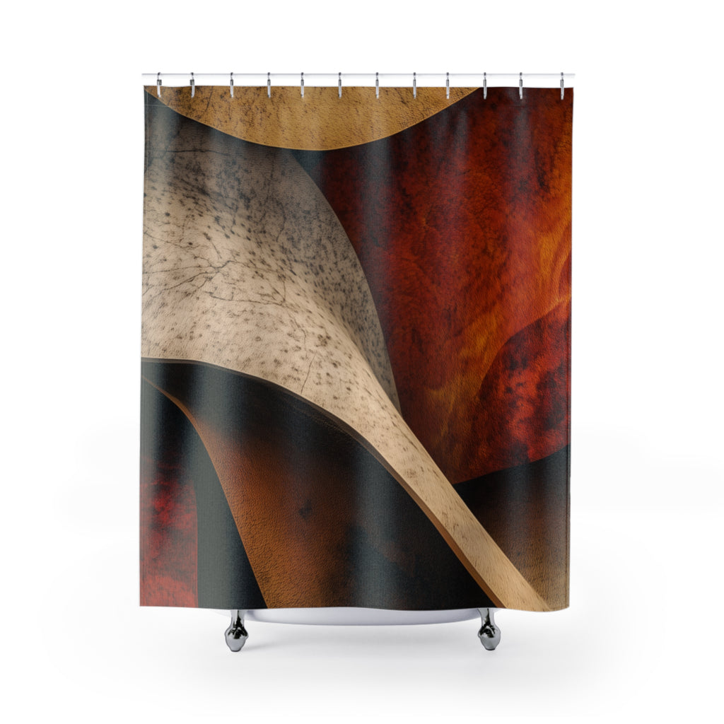 Rustic Layers Shower Curtain