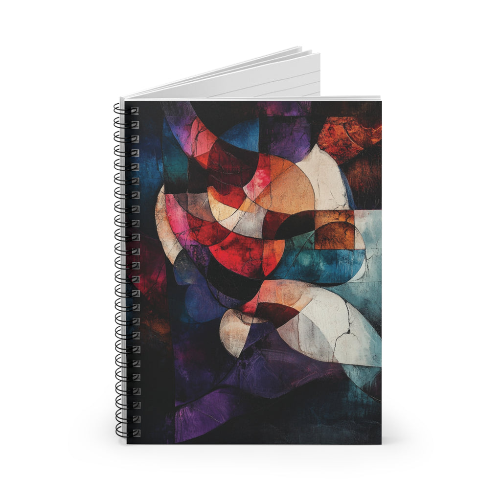Abstract Soul Spiral Notebook - Ruled Line