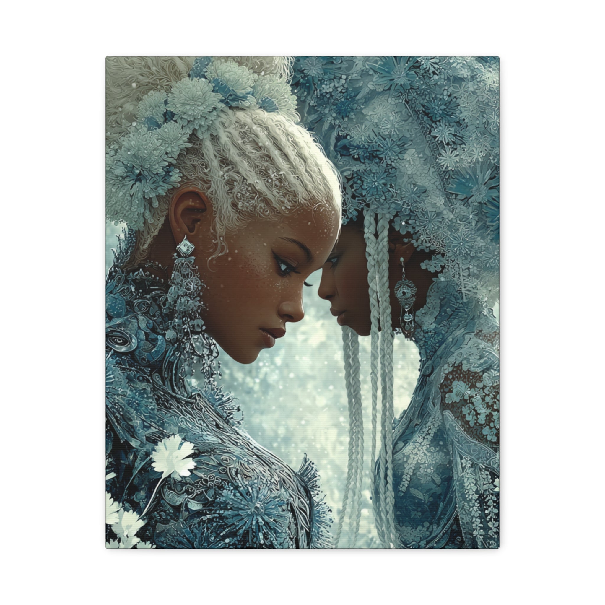 Ethereal Reflection Matte Canvas Print — Portrait Wall Art