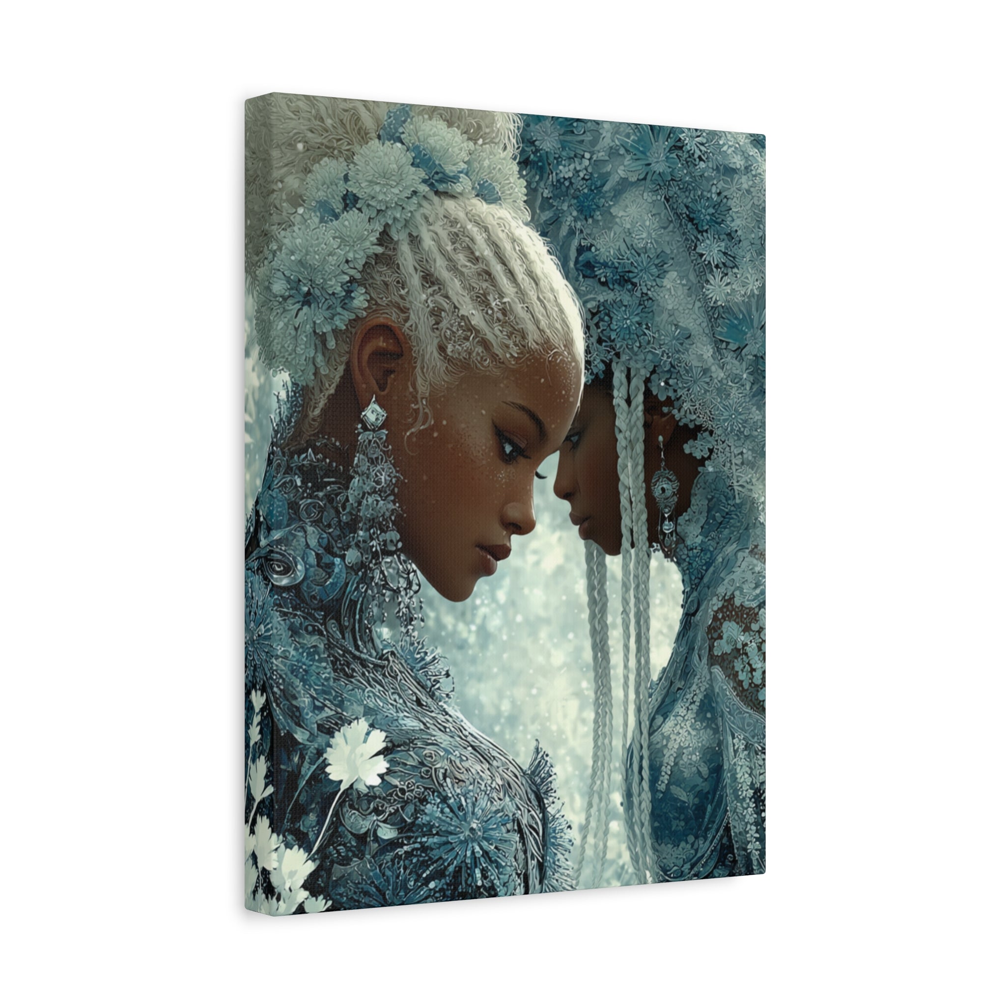 Ethereal Reflection Matte Canvas Print — Portrait Wall Art