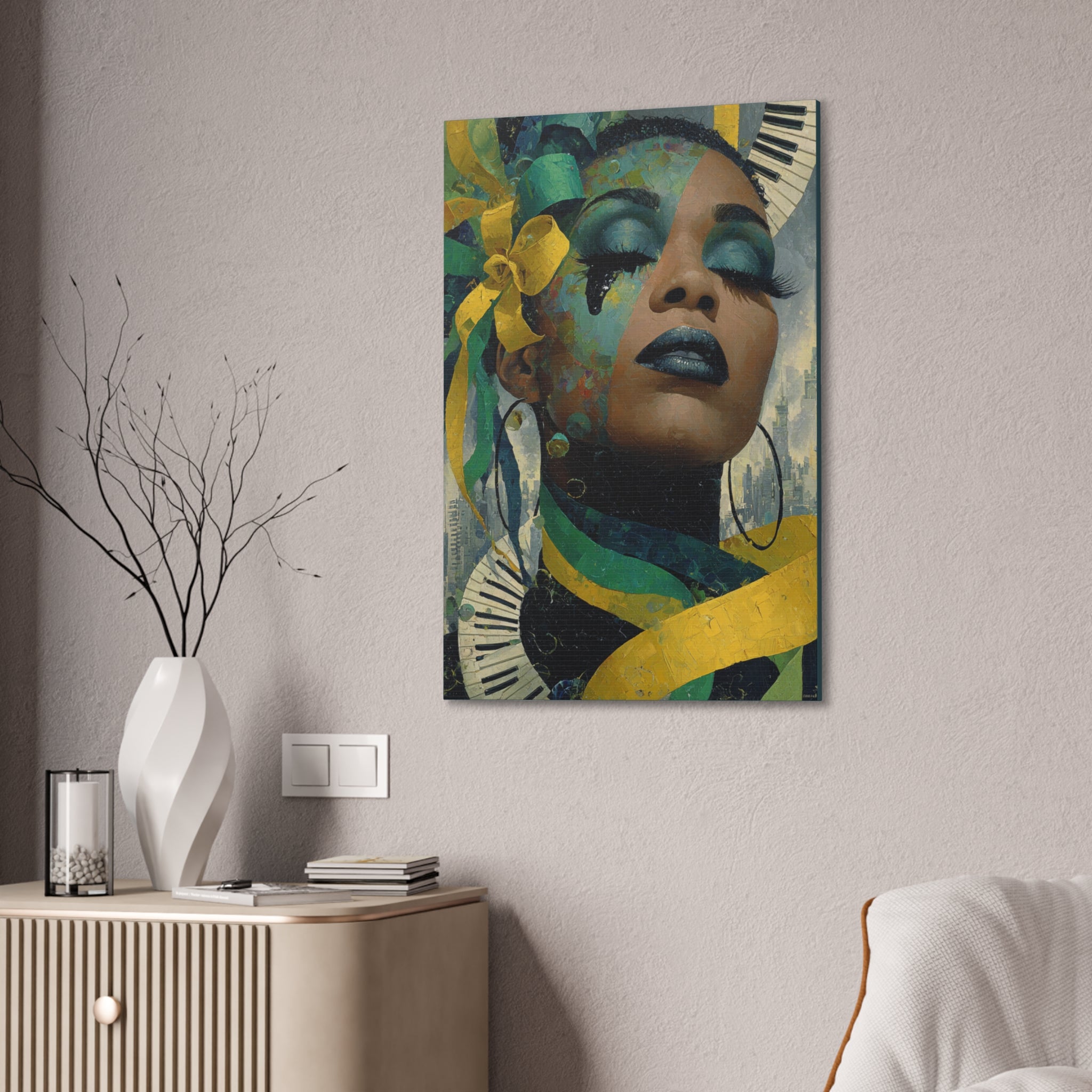 Key of Her Spirit | Afro Surreal Portrait in Motion