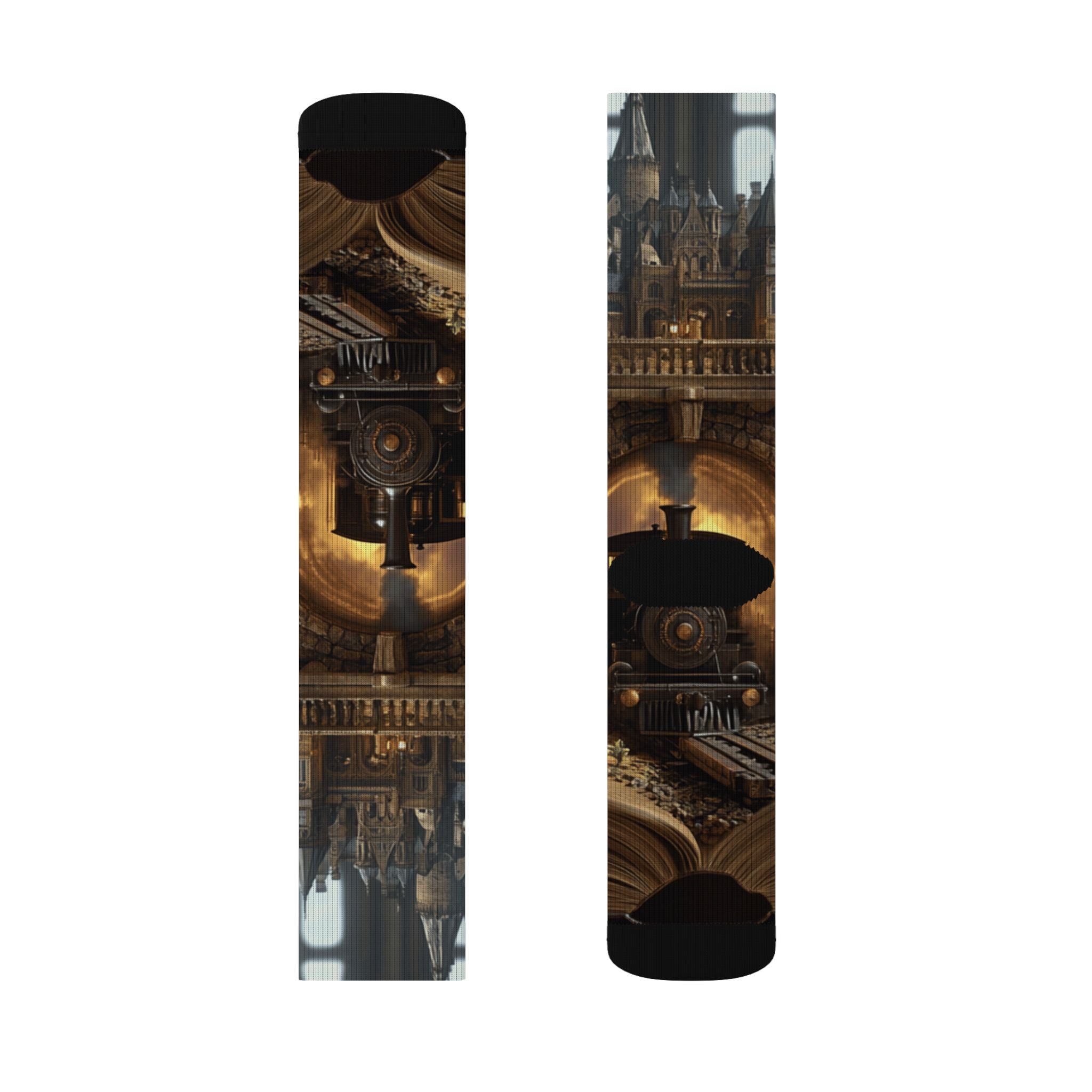 Gothic Castle Sublimation Socks - Stylish & Cozy Footwear for All Occasions