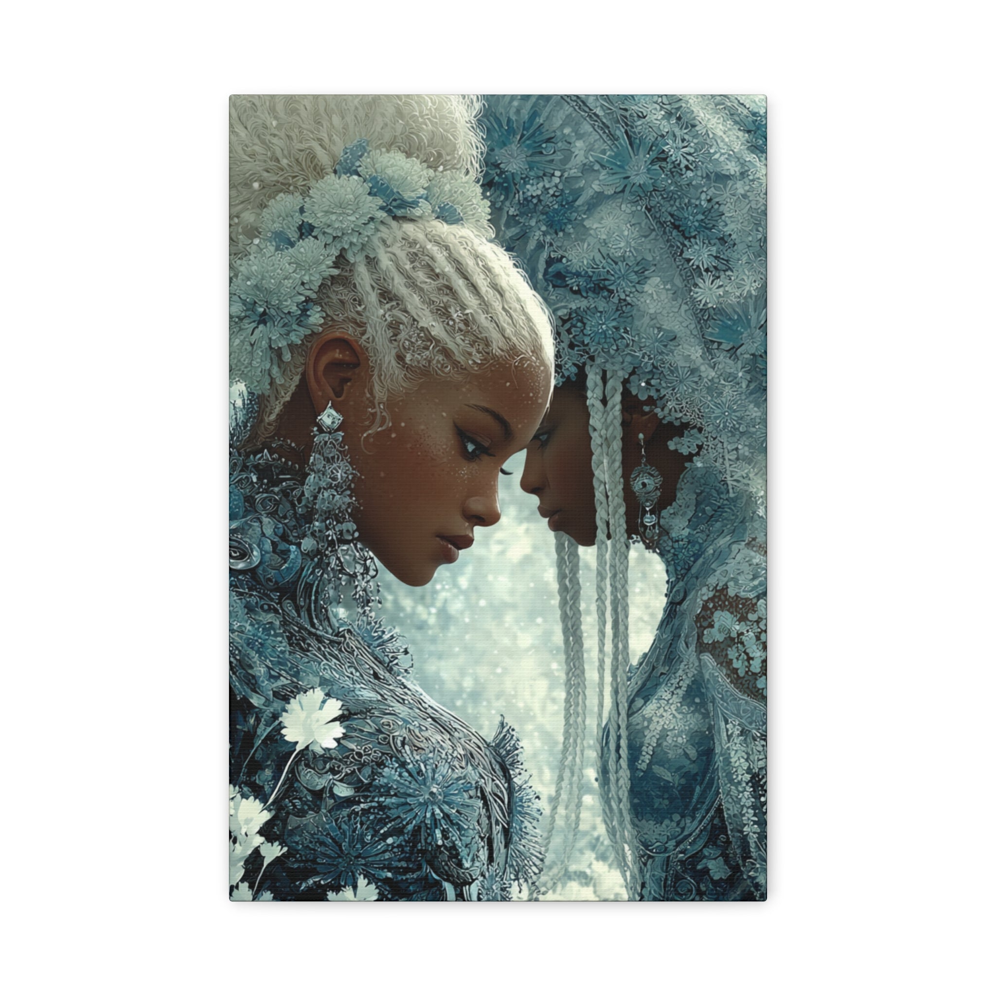 Ethereal Reflection Matte Canvas Print — Portrait Wall Art