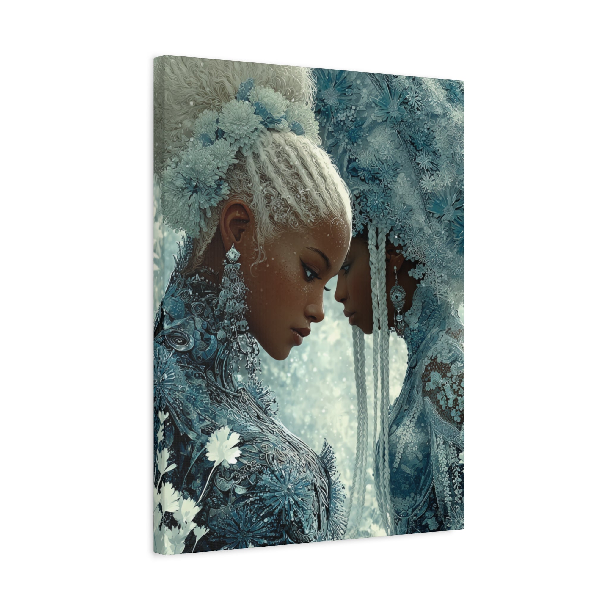 Ethereal Reflection Matte Canvas Print — Portrait Wall Art