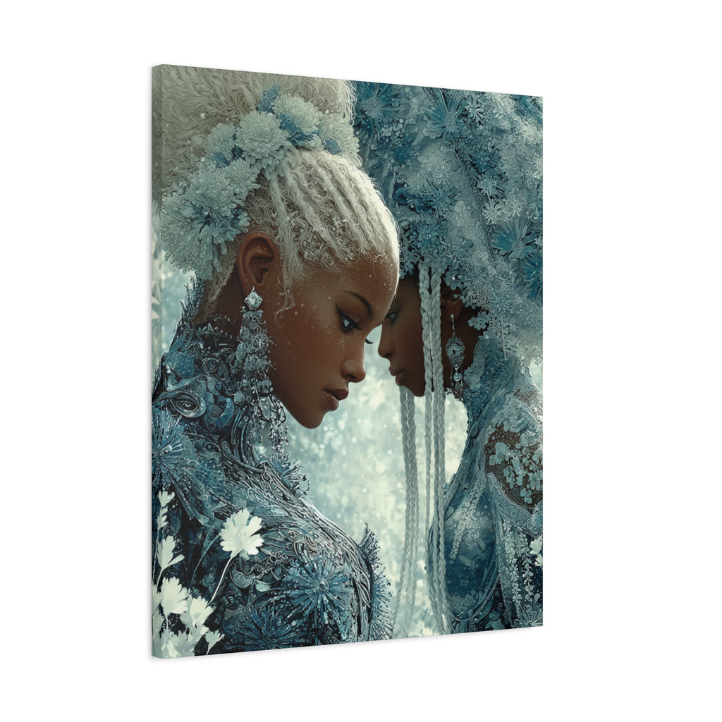 Ethereal Reflection Matte Canvas Print — Portrait Wall Art
