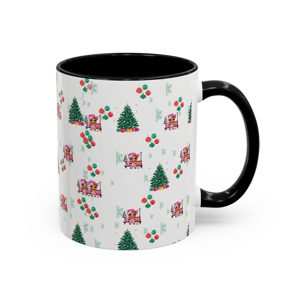 Season's Greetings Gingerbread Girl Ceramic Mug (11, 15oz)