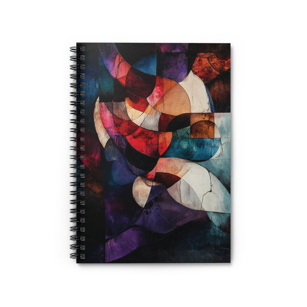Abstract Soul Spiral Notebook - Ruled Line