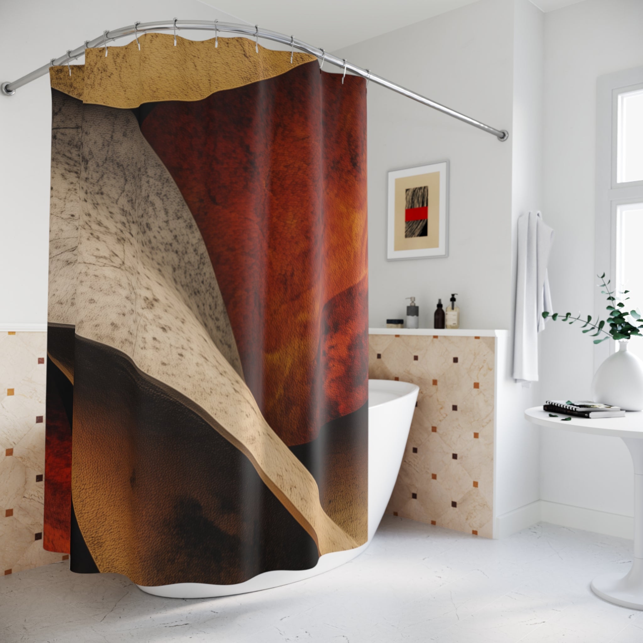 Rustic Layers Shower Curtain
