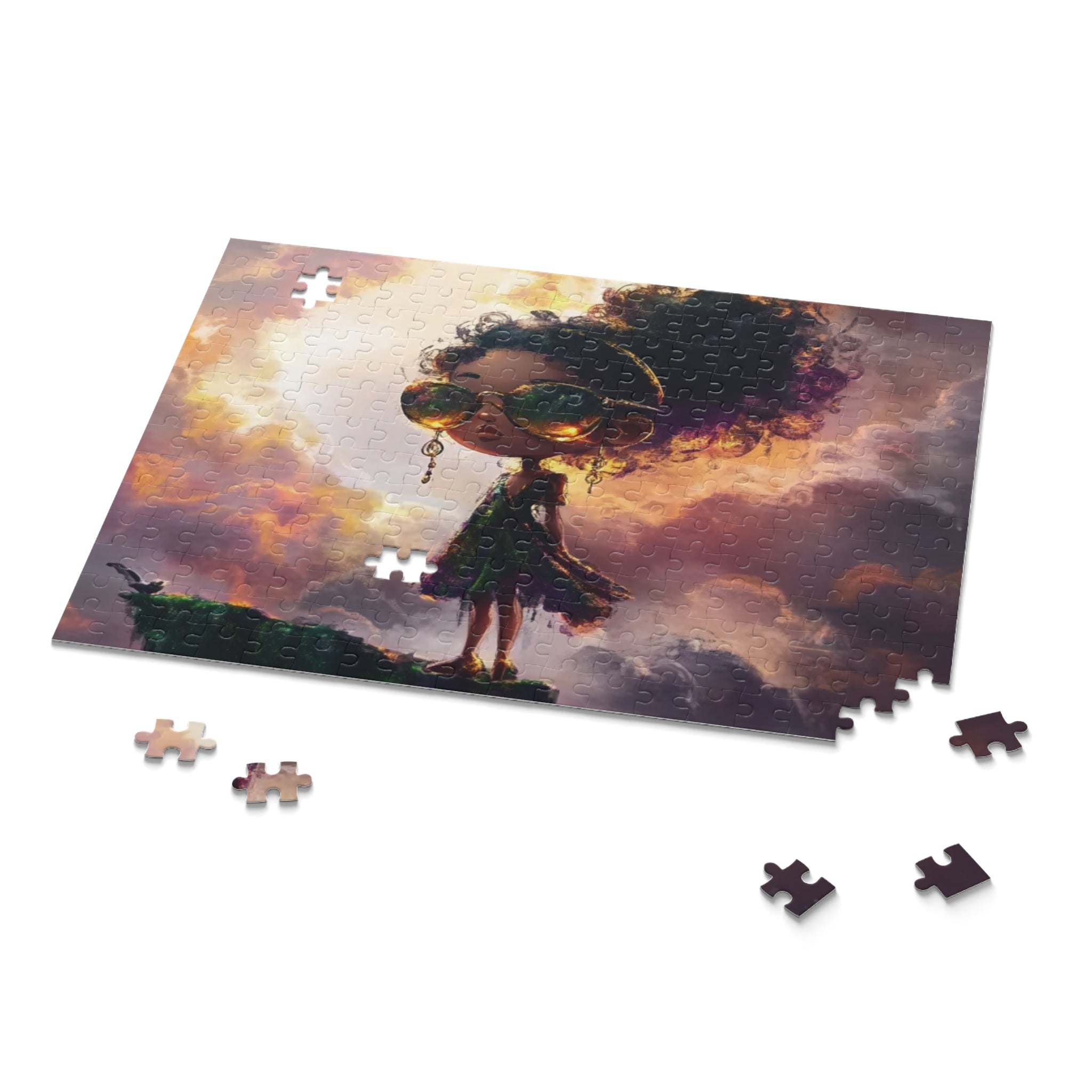 Girl on the Edge of Dreams Puzzle: (120, 252, 500-Piece)