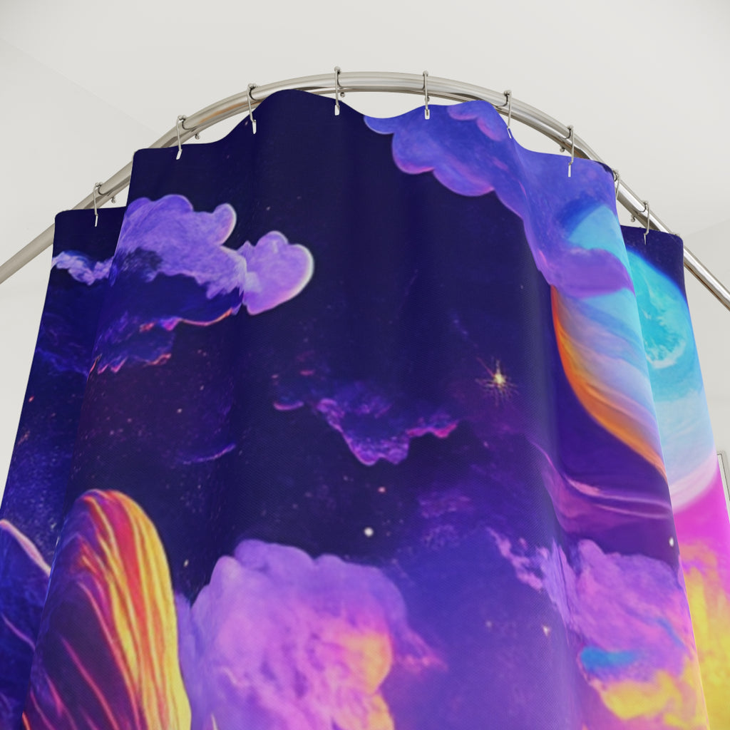 Celestial Horizon Shower Curtain