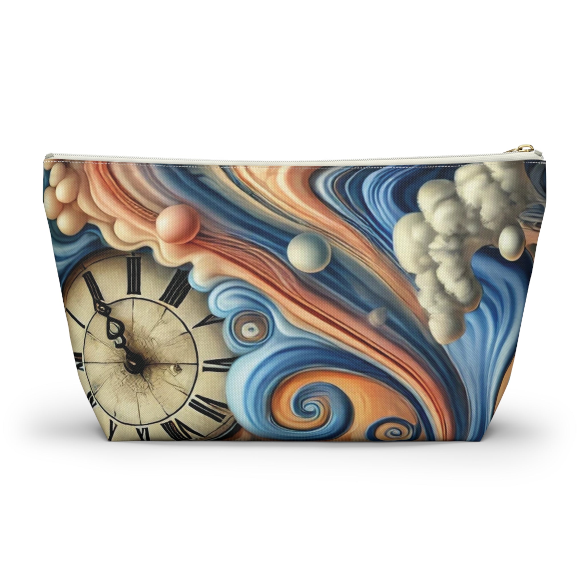 Time Swirl Abstract Accessory Pouch