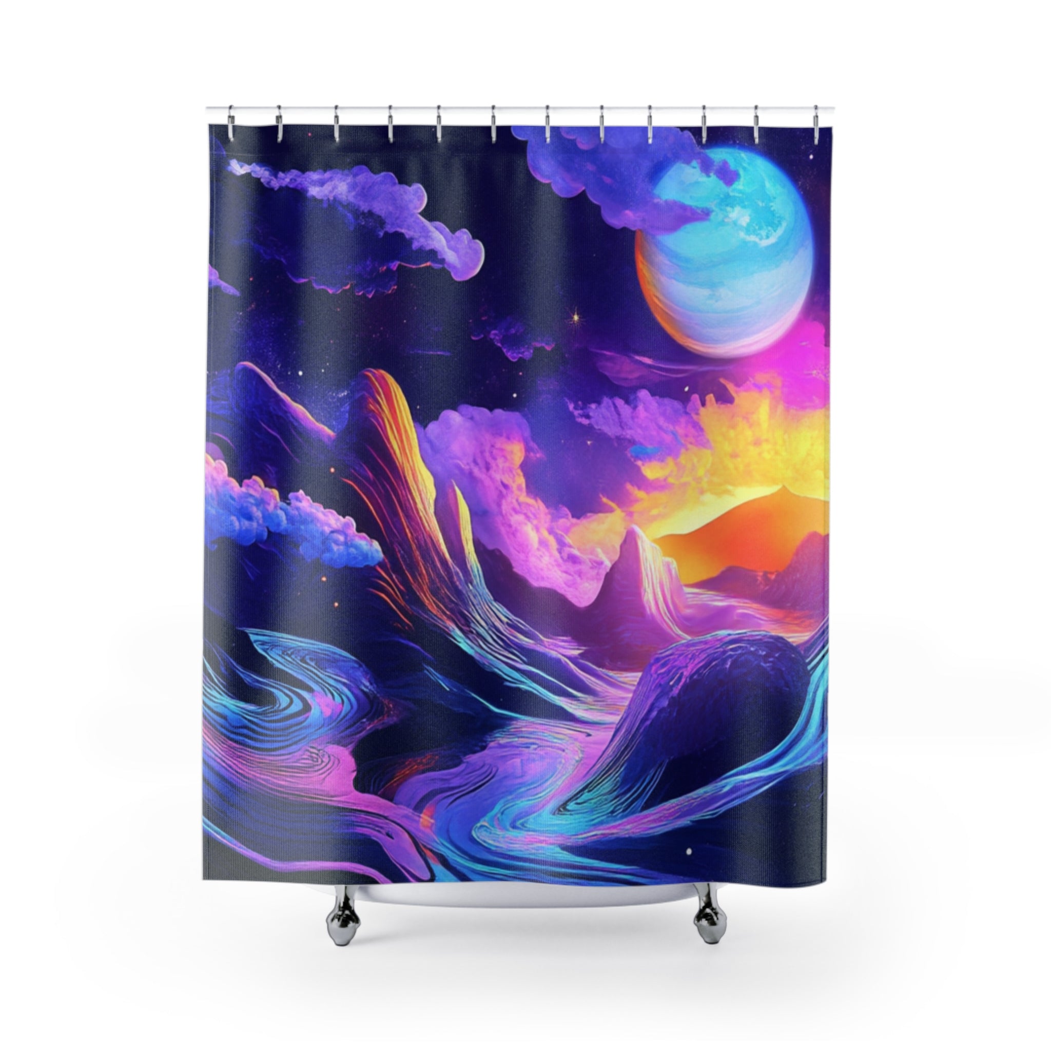 Celestial Horizon Shower Curtain